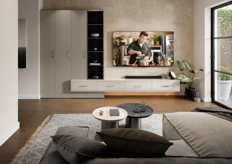 MEDIA WALL - Forma pebble, Concrete Sandstone